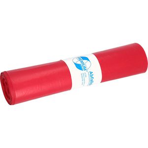 Deiss Müllsäcke Premium, 11021, 120 Liter, extra stark, rot, 25 Stück
