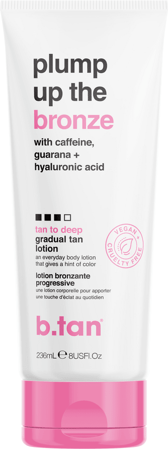b.tan - Plump Up The Bronze Tan To Deep Gradual Lotion 236 ml
