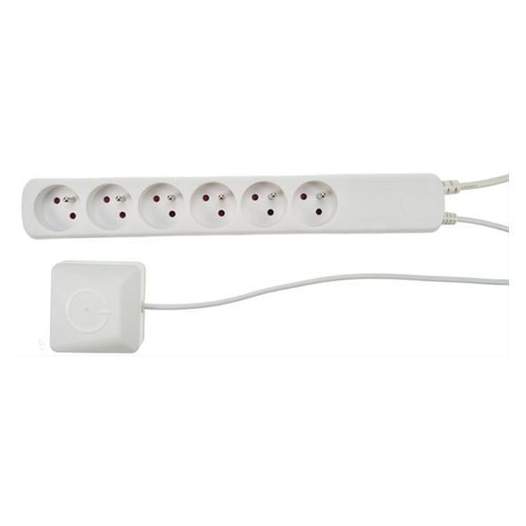 Olight Solight extension cord, 3 sockets, white, switch, 1.5m (3x, 1.50 m) (PP102)