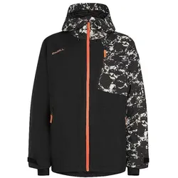 O'Neill, Herren, Skijacke, FWC'Cruz BLOCK SNOW JACKET (L), Schwarz, L