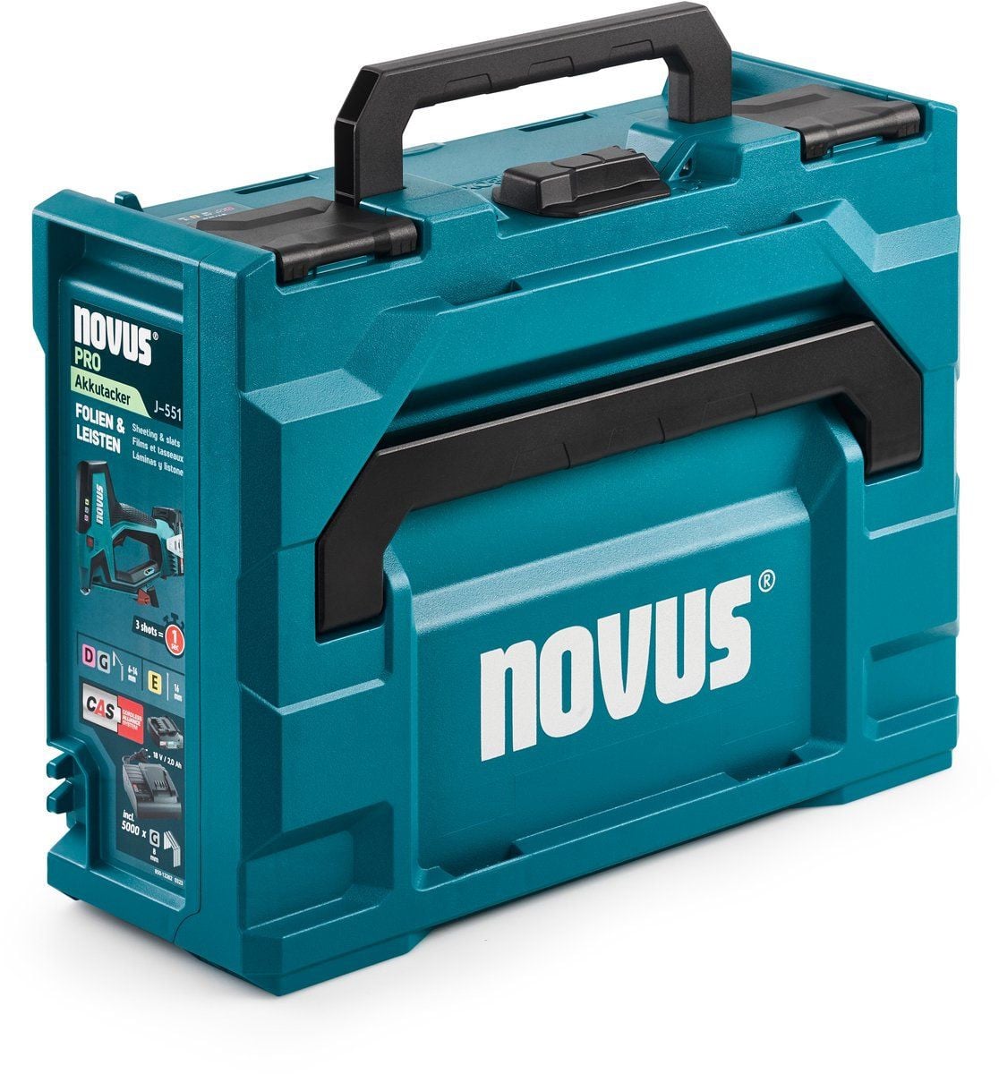 Novus J-551 Accu tacker CAS 18V 2.0Ah met kofferset