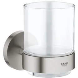 Grohe Start Glas mit Halter 41194DC0 Supersteel
