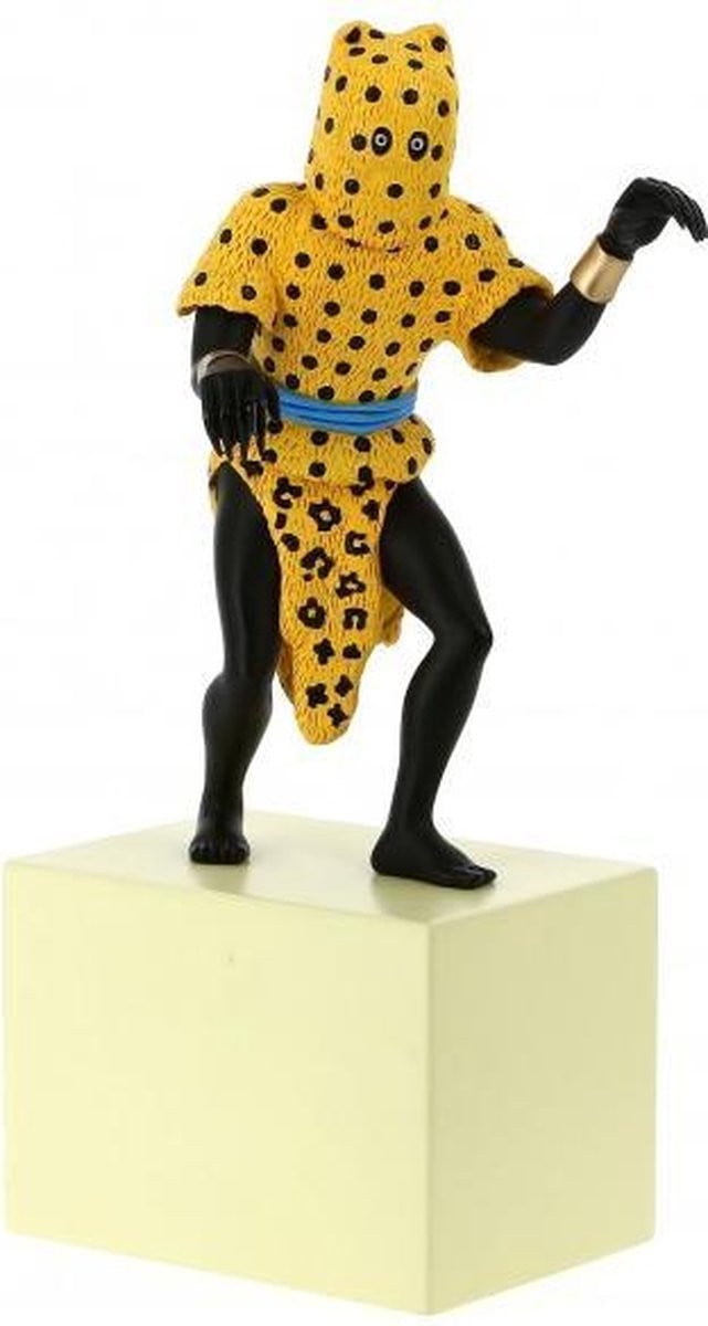 Musée Imaginaire - Kuifje Luipaardman beeld - Tintin Africa
