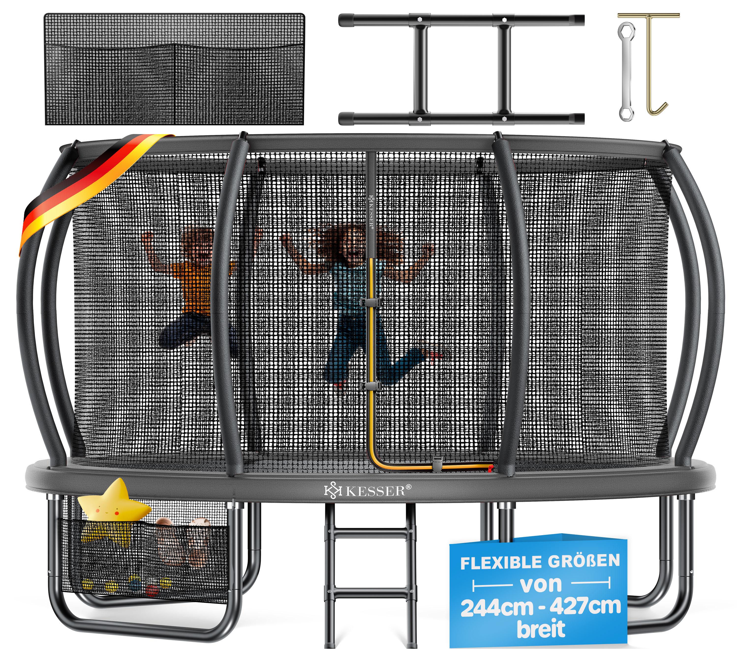 KESSER Trampolin Outdoor Gartentrampolin für Kinder & Erwachsene