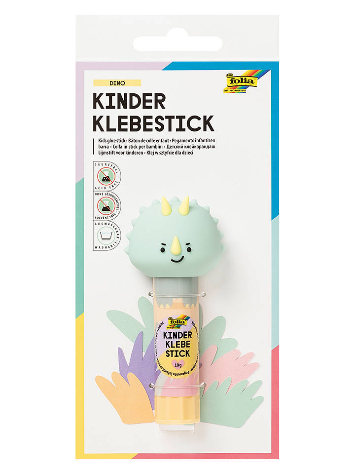 folia PAPER Klebestick "Dino" - ab 3 Jahren - onesize