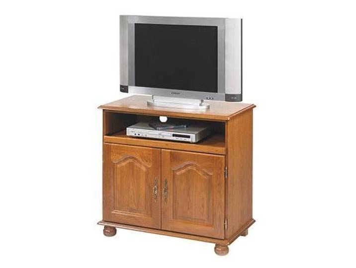 MEUBLE TV VIDEO 2 PORTES CHENE