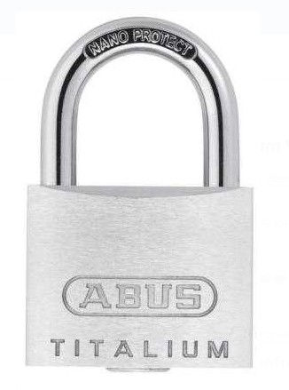 ABUS Zylindervorhangschloss Titalium 64, TITALIUM-Spezialaluminium 10077581-01