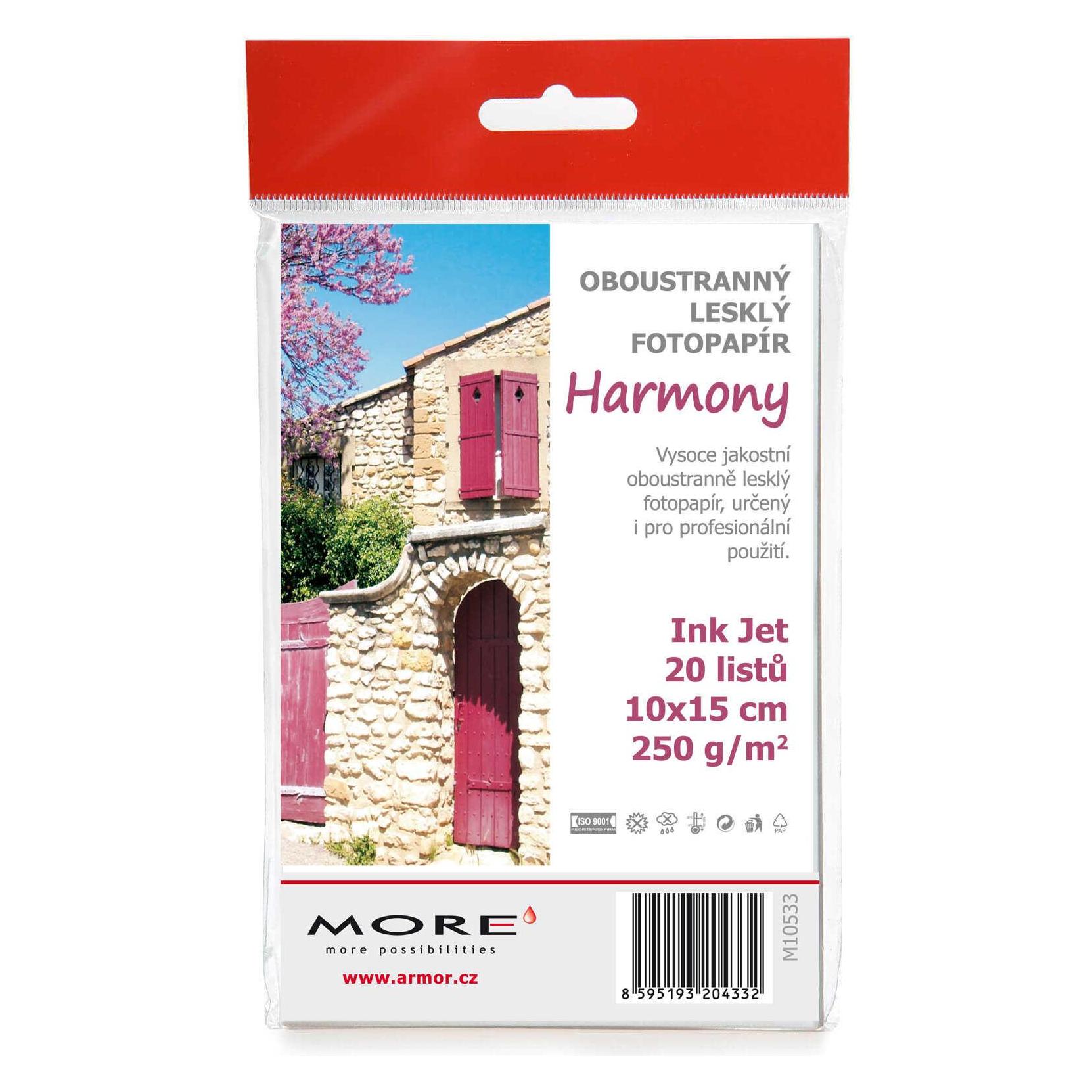 Armor OWA ARMOR fotopapír Harmony 240g, glossy 10x (240 g/m², 10x15cm, 20 Stk.) (62757045)