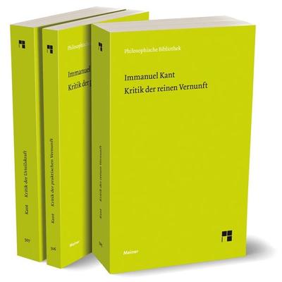 Die drei Kritiken, Taschenbuch von Immanuel Kant, Meiner, F, 978-3-7873-4439-0