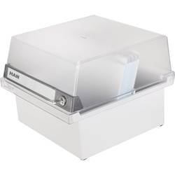 HAN SPECIAL EDITION 965-S-631 Karteikasten Lichtgrau max. Anzahl der Karten: 800 Karten DIN A5 quer mit Schloss