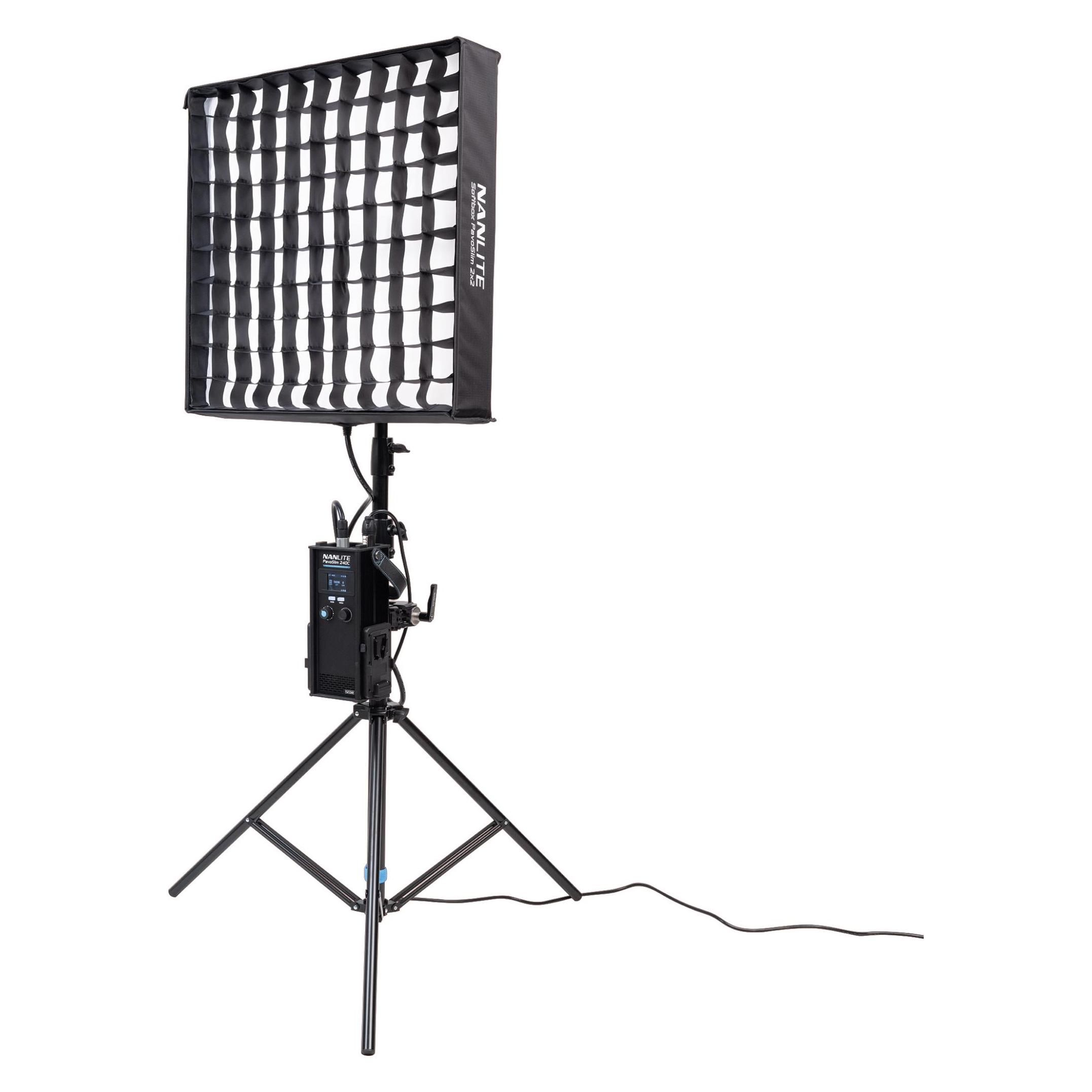 Nanlite PavoSlim 240C RGBWW LED Panel (Flächenleuchte, Studioleuchte, Videoleuchte) (9742594)