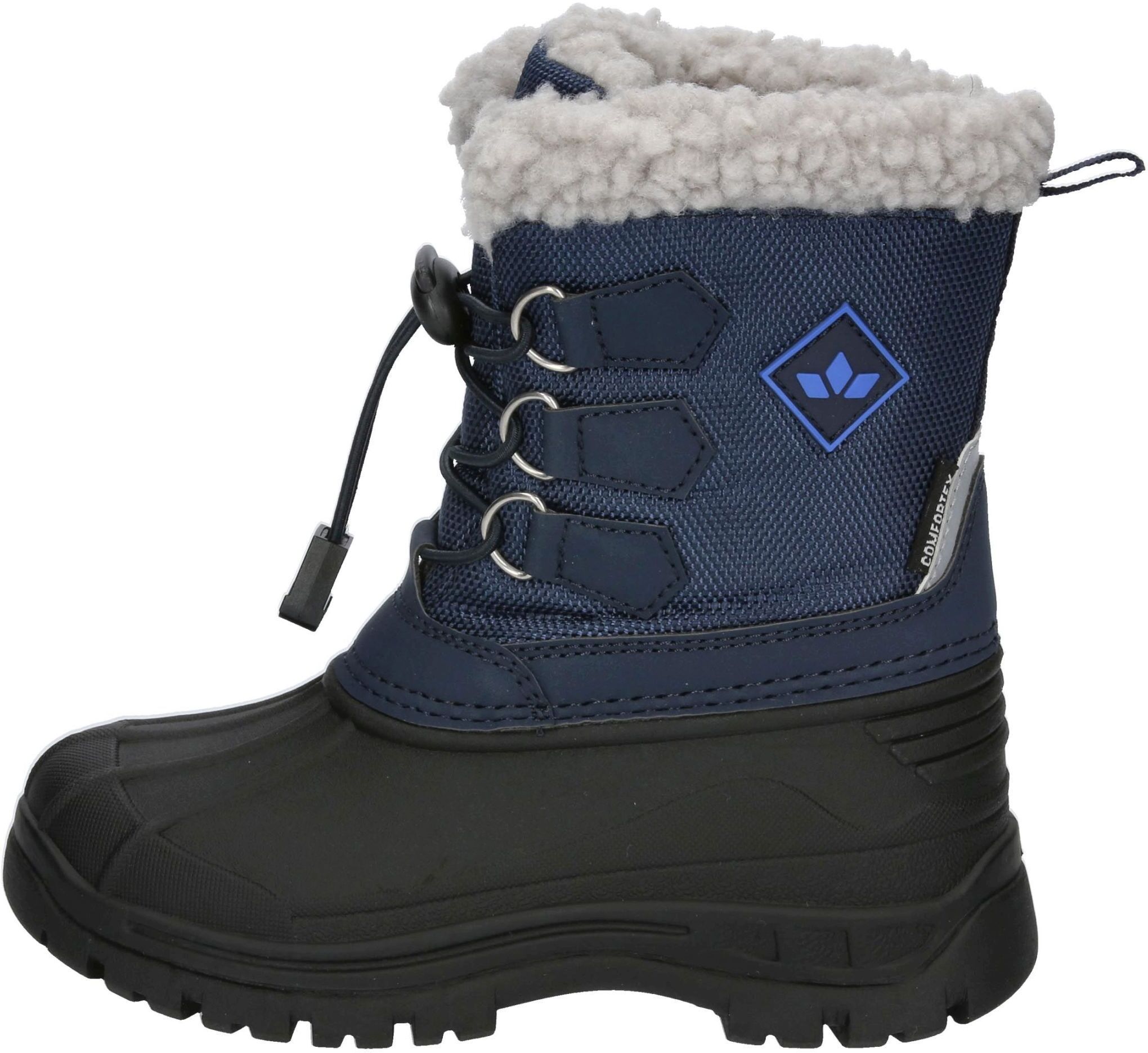 Winterboots LICO "Winterboot Hannes", Jungen, Gr. 39, wärmend, blau, Synthetik, Schuhe Winterboots blau 39, wärmend