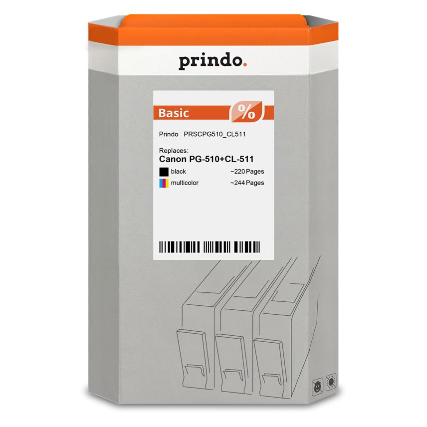 Prindo kompatibel mit Canon PG-510+CL-511 /mehrere Farben (PRSCPG510_CL511)
