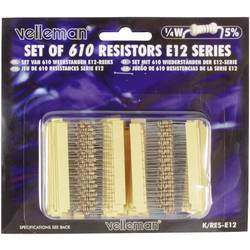 Whadda K/RES-E12 K/RES-E12 Kohleschicht-Widerstand Sortiment axial bedrahtet 0.25 W 5 % 1 Set