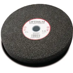 Optimum Normalkorund-Schleifscheibe Ø 250 x 30 Ø 25 mm, K80, Härte M