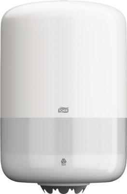 Tork® Toilettenpapierspender 559000, Innenabrollung, hohes Fassugsvermögen, Verriegelungsmechanismus, Kunststoff, weiß