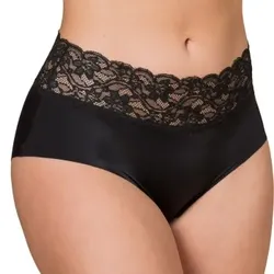 Trofe Midi Brief Schwarz Medium Damen