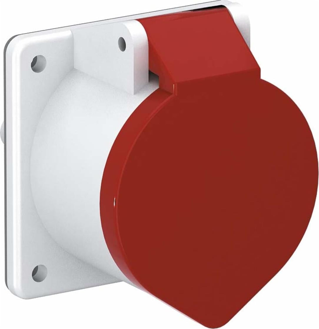 OBO Vertraagde CEE-aansluitdoos, 3-polig + N + PE, 400V, 16A, CEE-16A