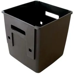 Peka Metall Behälter, Abfalleimer, Schwarz