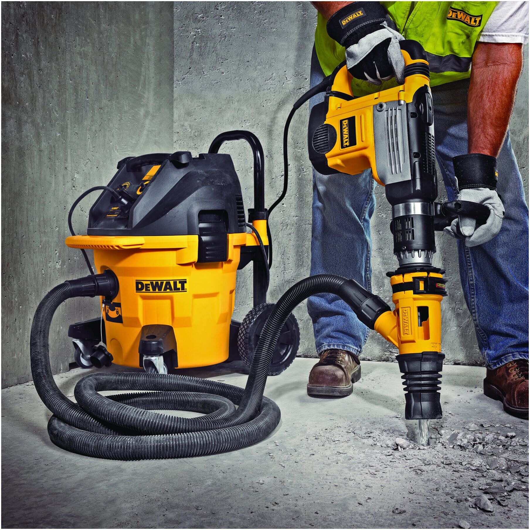 DEWALT Absaugung SDS-max Meißeln 5-12 kg (DWH051-XJ)