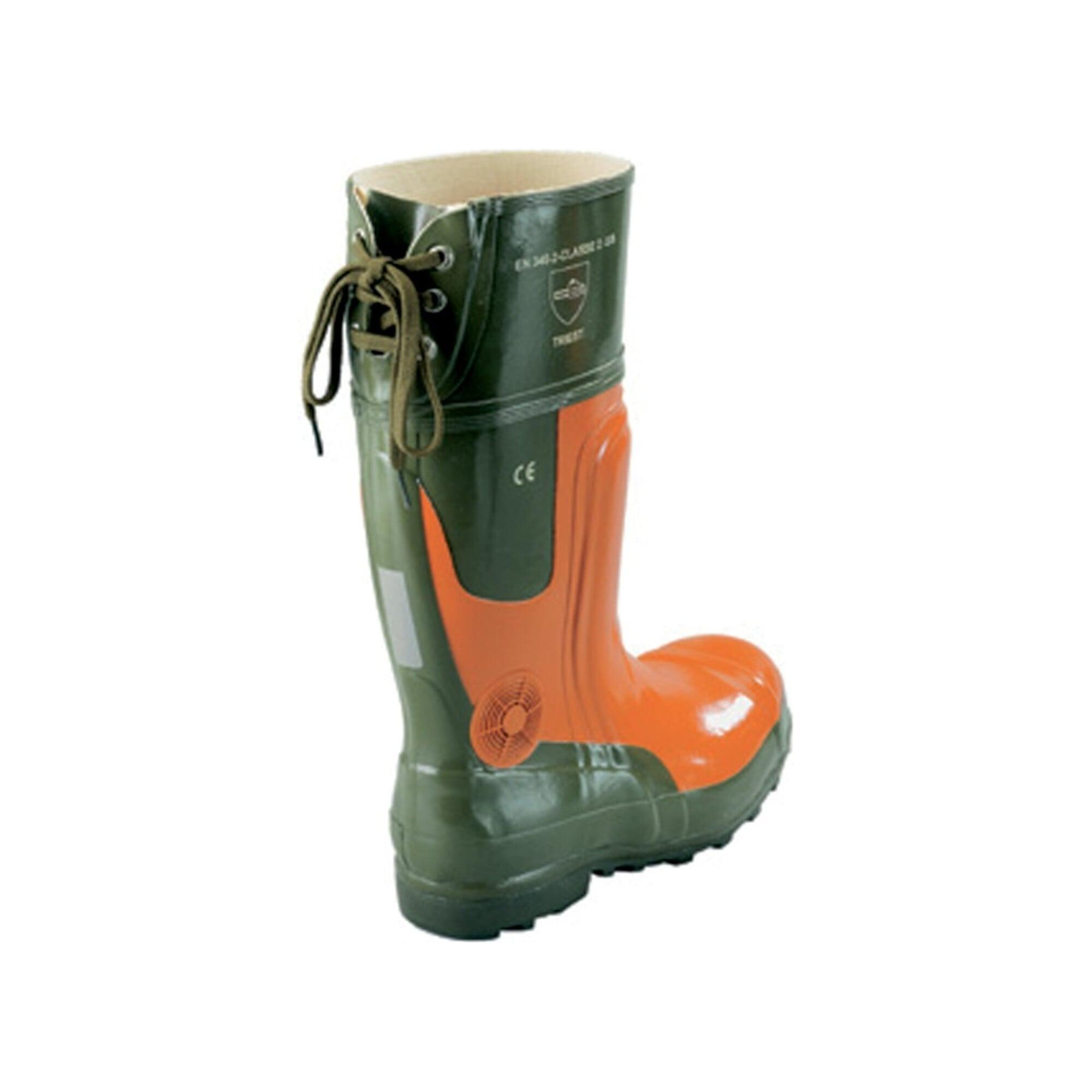 Forst-Gummistiefel Ulme orange/grün Größe 48 ; Feldtmann