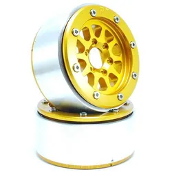 Metsafil beadlock wheels gear gold/gold 1.9 (2 st.) ohne radnabe