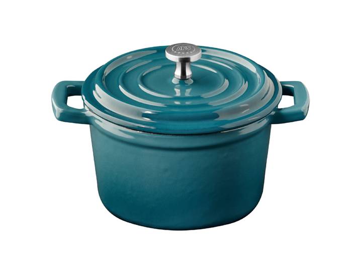 Mini-pot avec couvercle 5 étoiles 11 x 11cm Bleu/Bleu