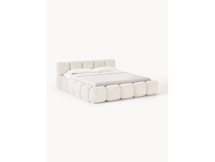 Lit matelassé en bouclette Tayla