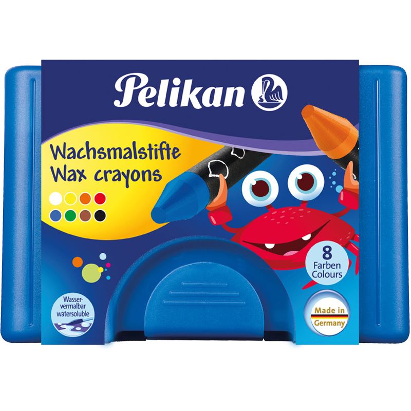 Pelikan Wachsmaler dick 666/8WL, rund, wasservermalbar