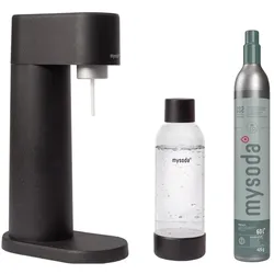 Mysoda Wassersprudler 'Woody', Wassersprudler, Schwarz