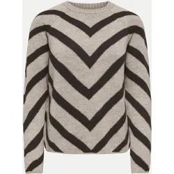 Strick-Pullover Eliza Beige S