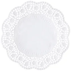 PAPSTAR 2000 Tortenspitzen rund Ø 20 cm weiss