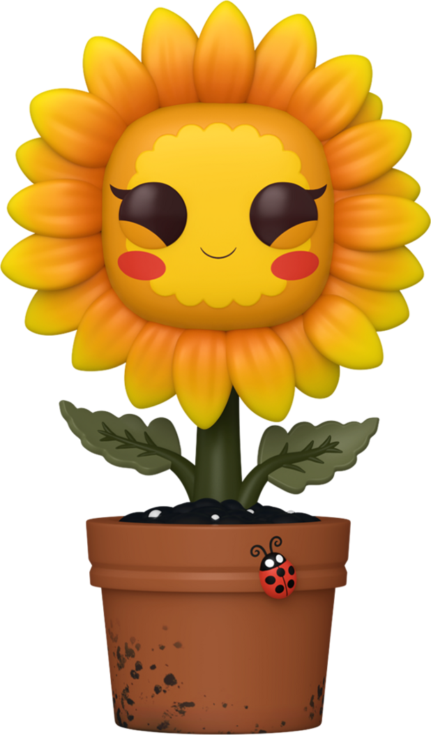 Funko Pop! Plants Sunflower Vinyl Figure #03 - 10.9 cm - Orange - Ages 3 and Over