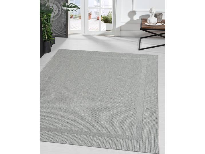 Teppich THE CARPET Mistra , grau, B:80cm H:1mm L:150cm, Polypropylen, Teppiche, Teppich