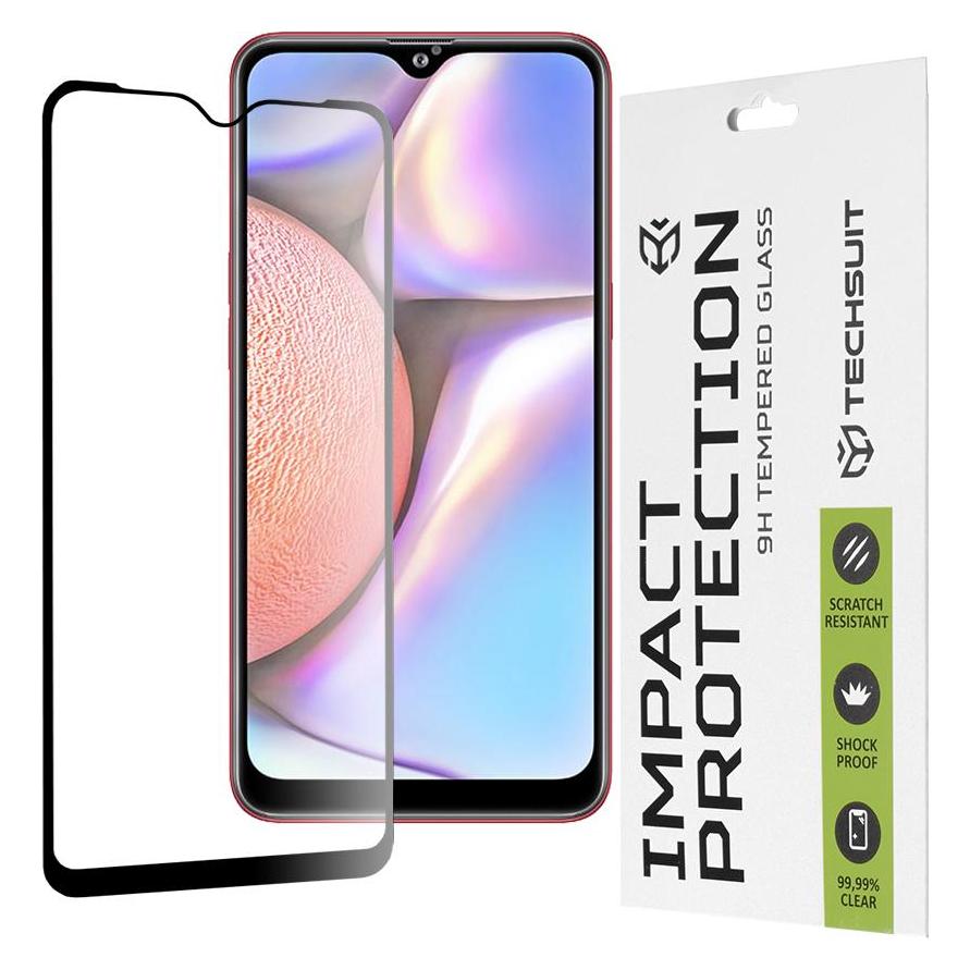 Techsuit - 111D Full Cover / Full Glue Glass - Samsung Galaxy A10 / A10s / M01s / M10 - Black (Samsung Galaxy A10, Samsung Galaxy A10s, Samsung Galaxy M01s, Samsung Galaxy M10) (56337650)