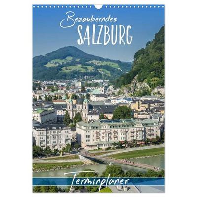 Bezauberndes SALZBURG / Terminplaner (Wandkalender 2026 DIN A3 hoch), CALVENDO Monatskalender