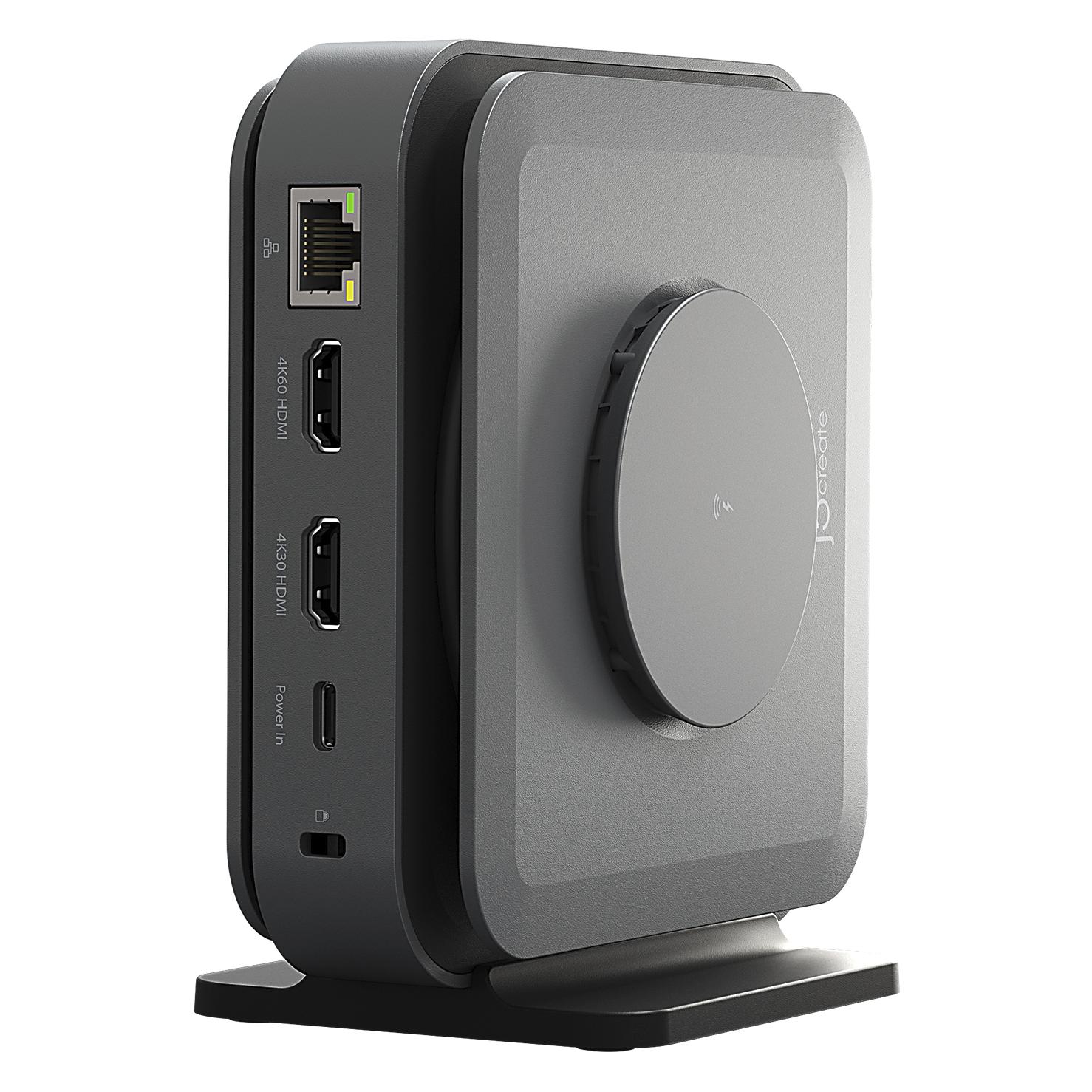 j5Create JCD3199P-EN, Kabelgebunden, USB 3.2 Gen 2 (3.1 Gen 2) Type-C, 140 W, 10,100,1000 Mbit/s, Gr (USB-C, 10 Ports) (JCD3199P-EN)