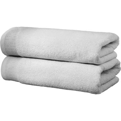 Handtücher OTTO HOME "Fenya, flauschig und weich, Premium Handtücher, Duschtücher, 550gr/m²", transparent (hellgrau), B:70cm L:140cm, Webfrottier, Obermaterial: 100% Baumwolle, Handtücher, mit Bordüre, Set, 100% Baumwolle, Hotel-Qualität, 5 Jahre...