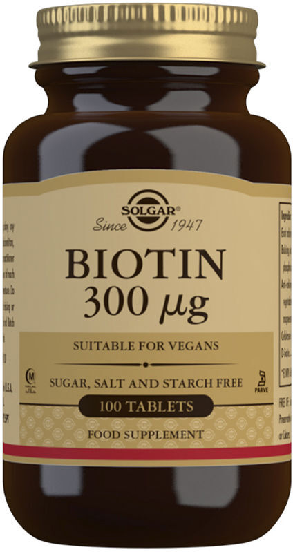 Solgar Biotine 300 µg 100 u