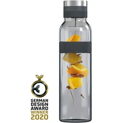 Boddels Glaskaraffe Sund 1,1 l, Anthrazitgrau, Serviergefässe, Grau