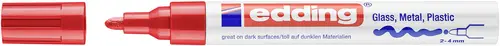 Edding 750 4-750-9-002 Lackmarker Rot 2 mm, 4mm