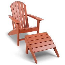Gartensessel Alberta Polyethylen Rot