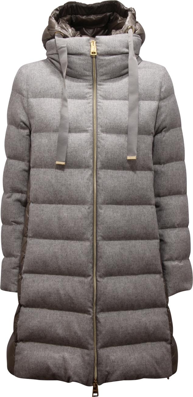 N2567 Piumino Donna Herno Woman Silk/Cashmere Half Coat Jacket