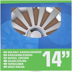 ProPlus, Radkappen, Radblenden-Set Meridian 14 Zoll 4 Stück im Displaykarton (4 Stk., 14")