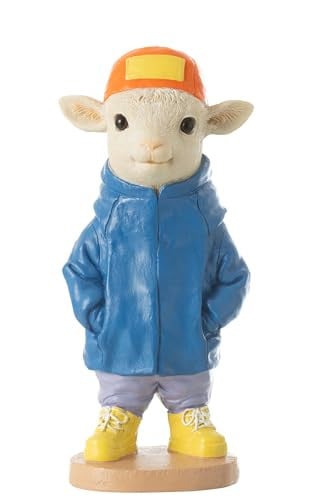 J-Line Decoratie Schaap Fashion Hars Mix