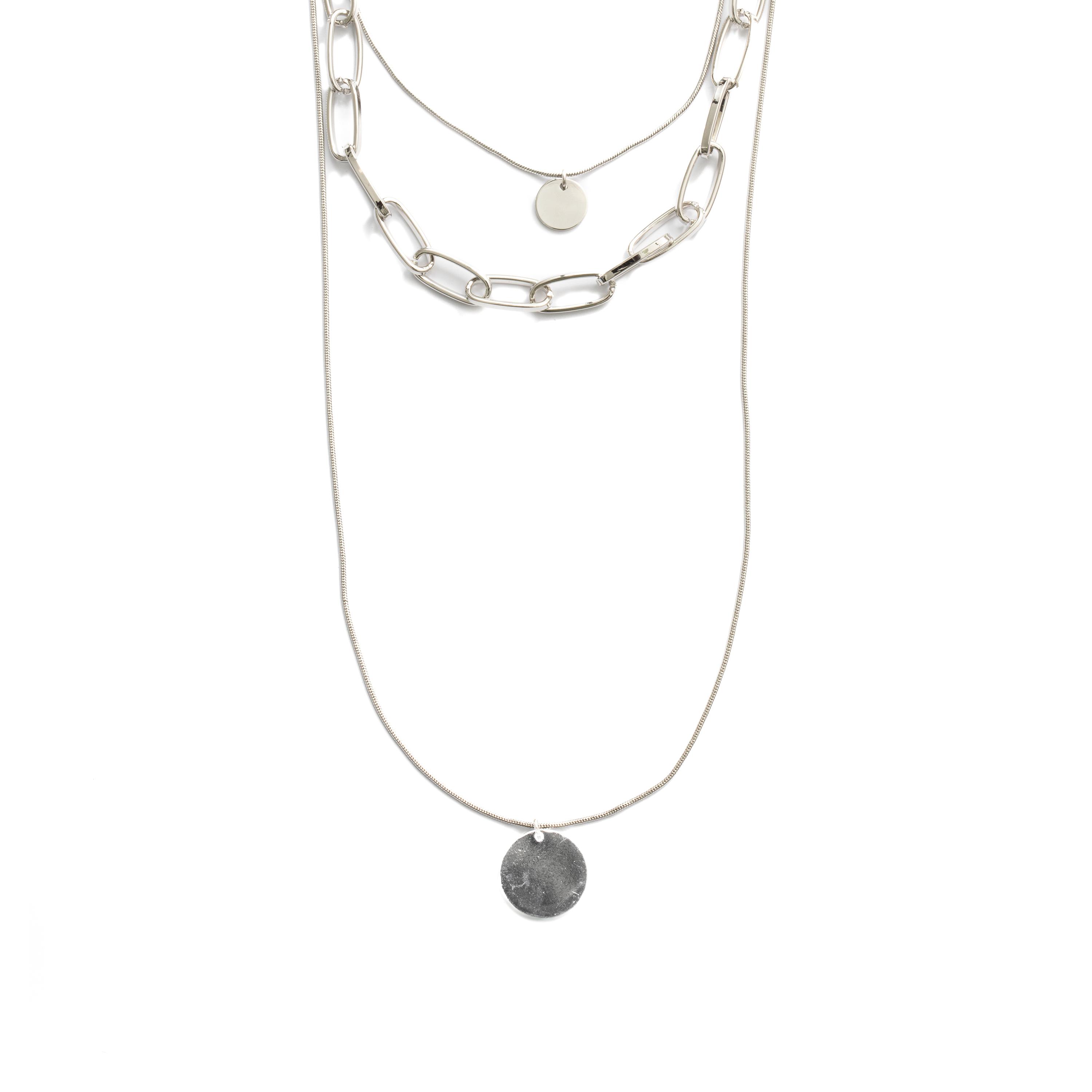 Luxenter Rhodium Finish Halskette – Hanoi