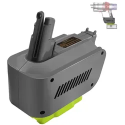 Japcell Ryobi 18V Akku-Adapter für Dyson V10, Staubsauger Zubehör