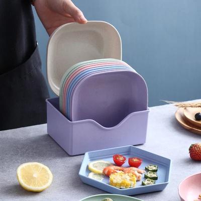 Uplift Essentials Colorful Snack Plates Set For Fruits Candy And Desserts 10 Piece Colorful Snack Plates Set For Fruits Candy And Desserts 10 Piece