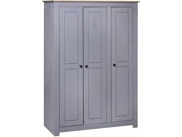 Garde-robe - P178 - 3 portes coulissantes - Gris - 118x50x171 5 cm