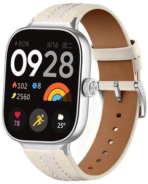 Everyday Crate Xiaomi Band 10 Pro Redmi Watch 6 5 Genuine Leather Watch Band Color Block Saddle Strap starlight